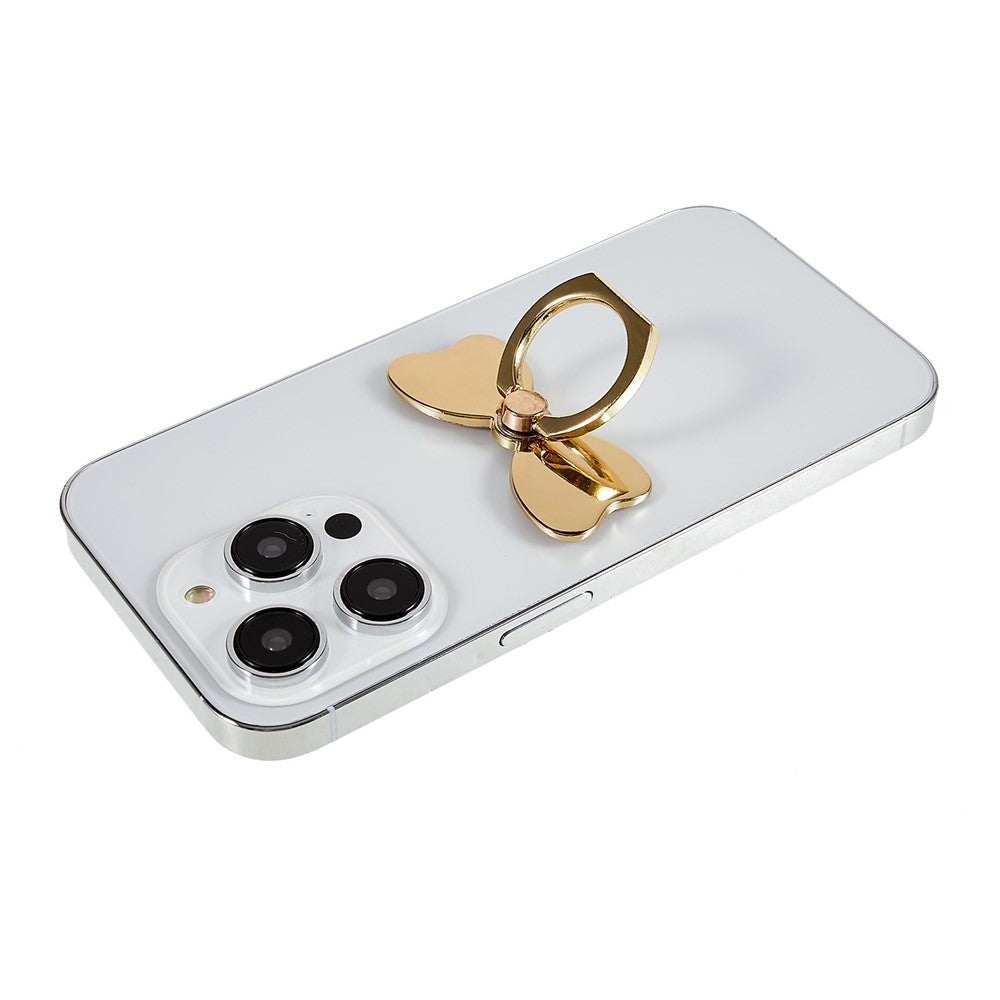Cell Phone Ring Kickstand Butterfly Rotation Finger Kickstand Metal Ring Grip Compatible with Smartphone