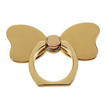 Cell Phone Ring Kickstand Butterfly Rotation Finger Kickstand Metal Ring Grip Compatible with Smartphone