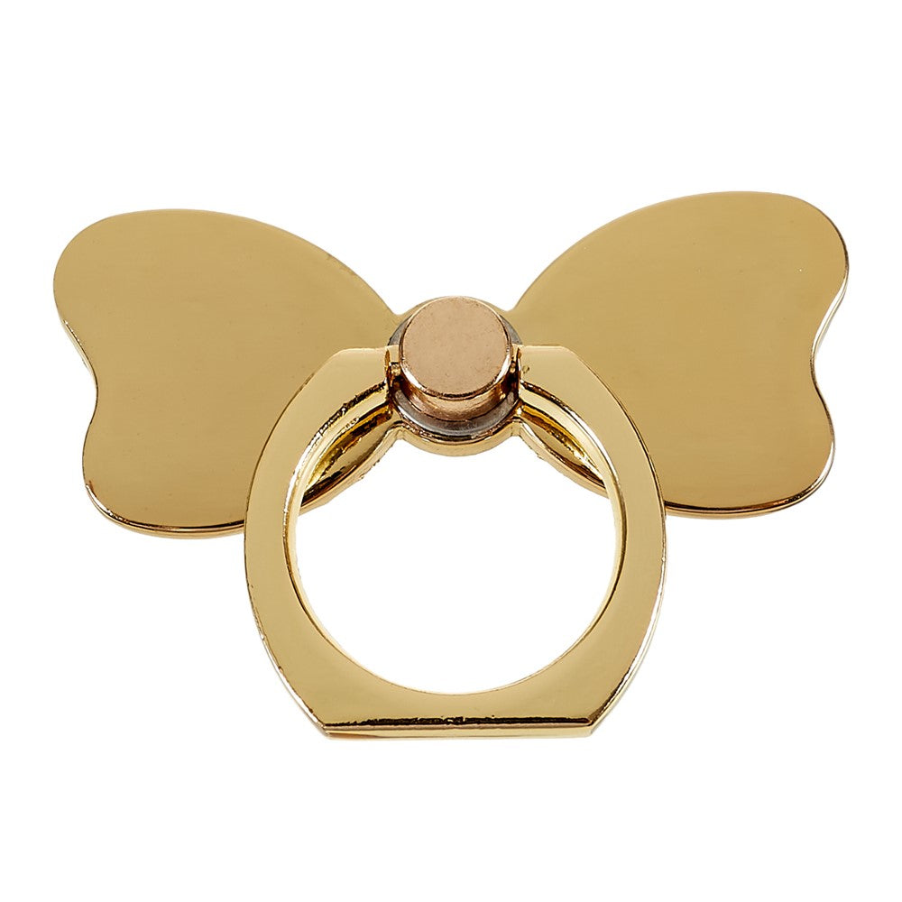 Cell Phone Ring Kickstand Butterfly Rotation Finger Kickstand Metal Ring Grip Compatible with Smartphone
