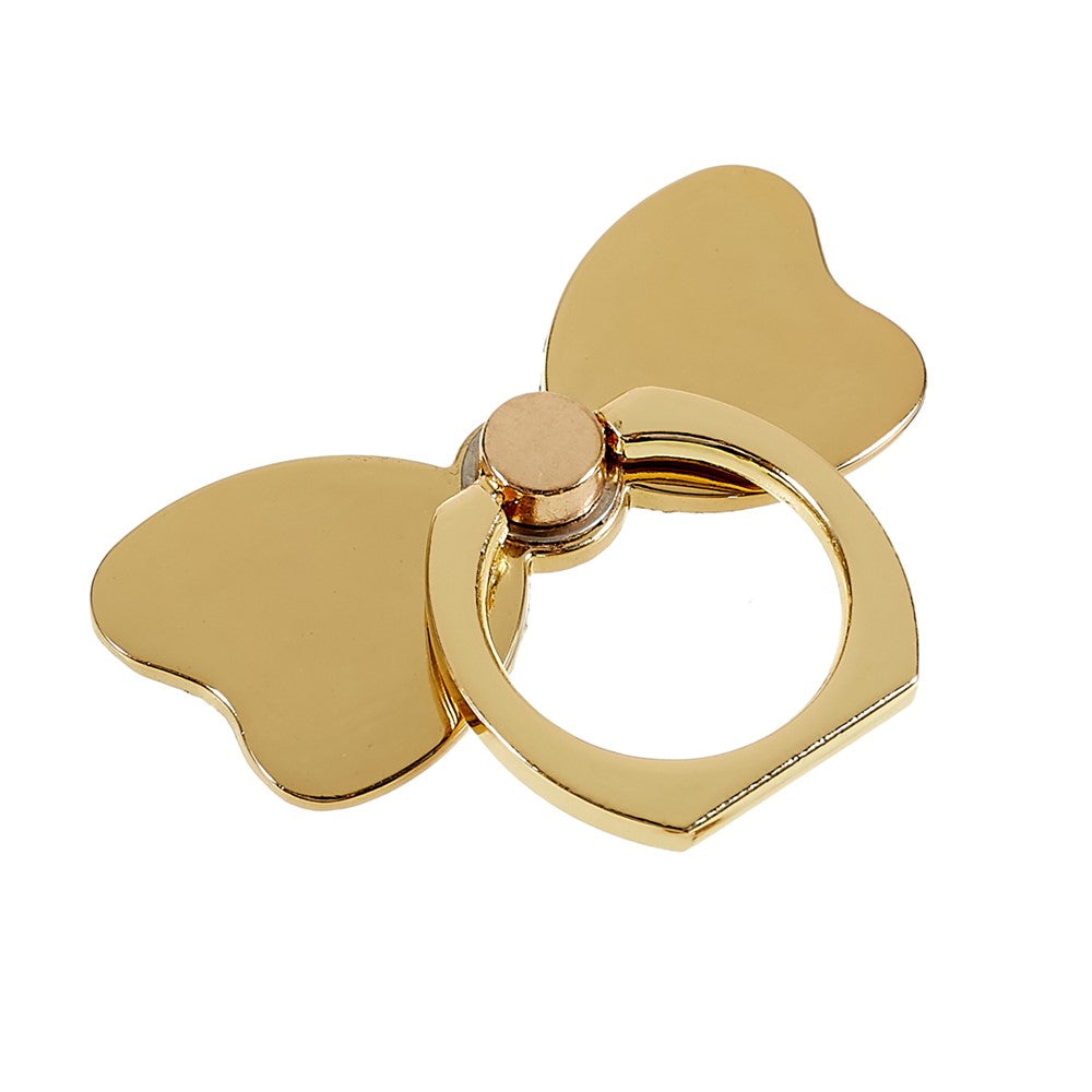 Cell Phone Ring Kickstand Butterfly Rotation Finger Kickstand Metal Ring Grip Compatible with Smartphone