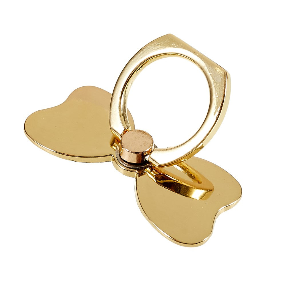 Cell Phone Ring Kickstand Butterfly Rotation Finger Kickstand Metal Ring Grip Compatible with Smartphone