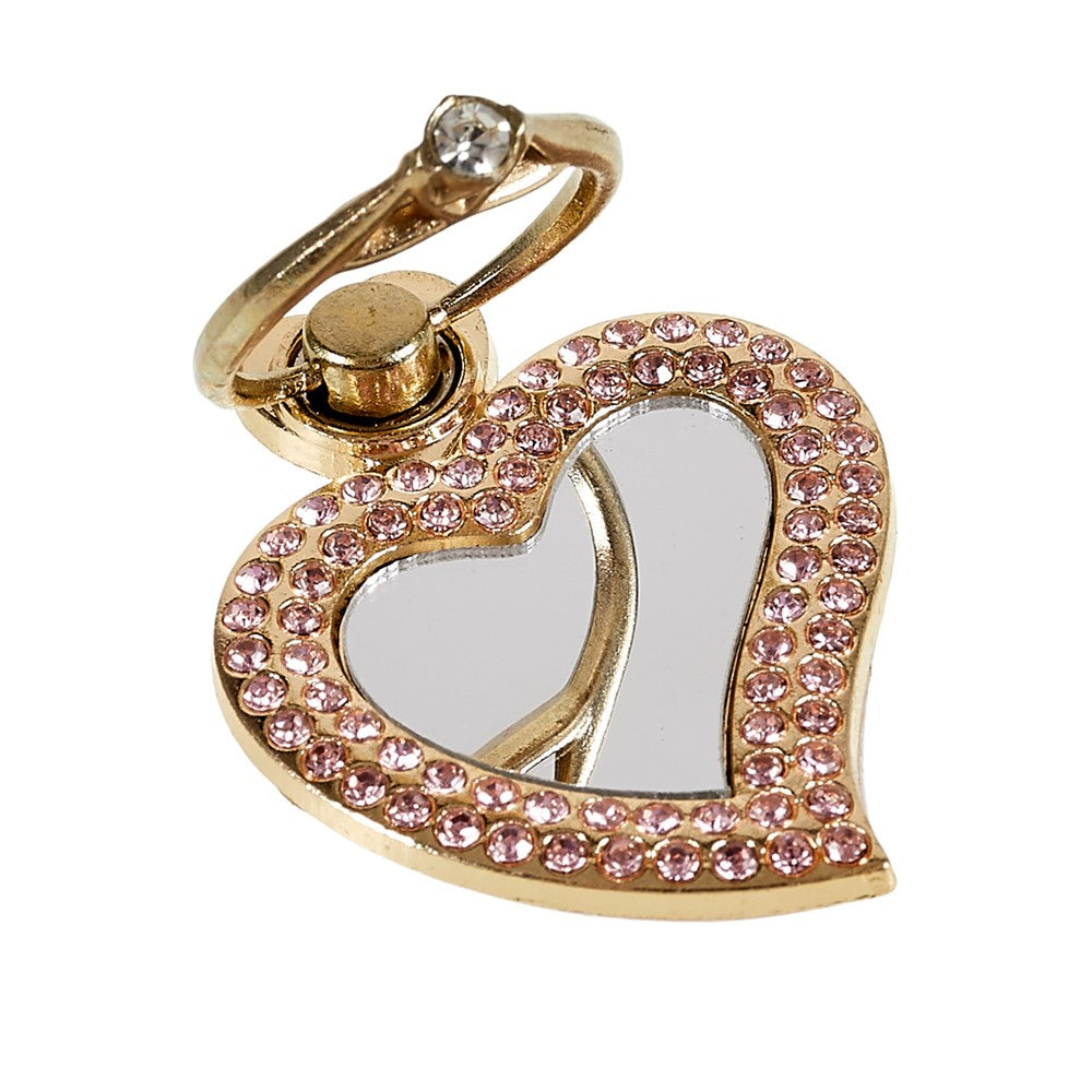 Mirror Finger Ring Holder Metal Cell Phone Grip Bracket Rotation Finger Ring Kickstand