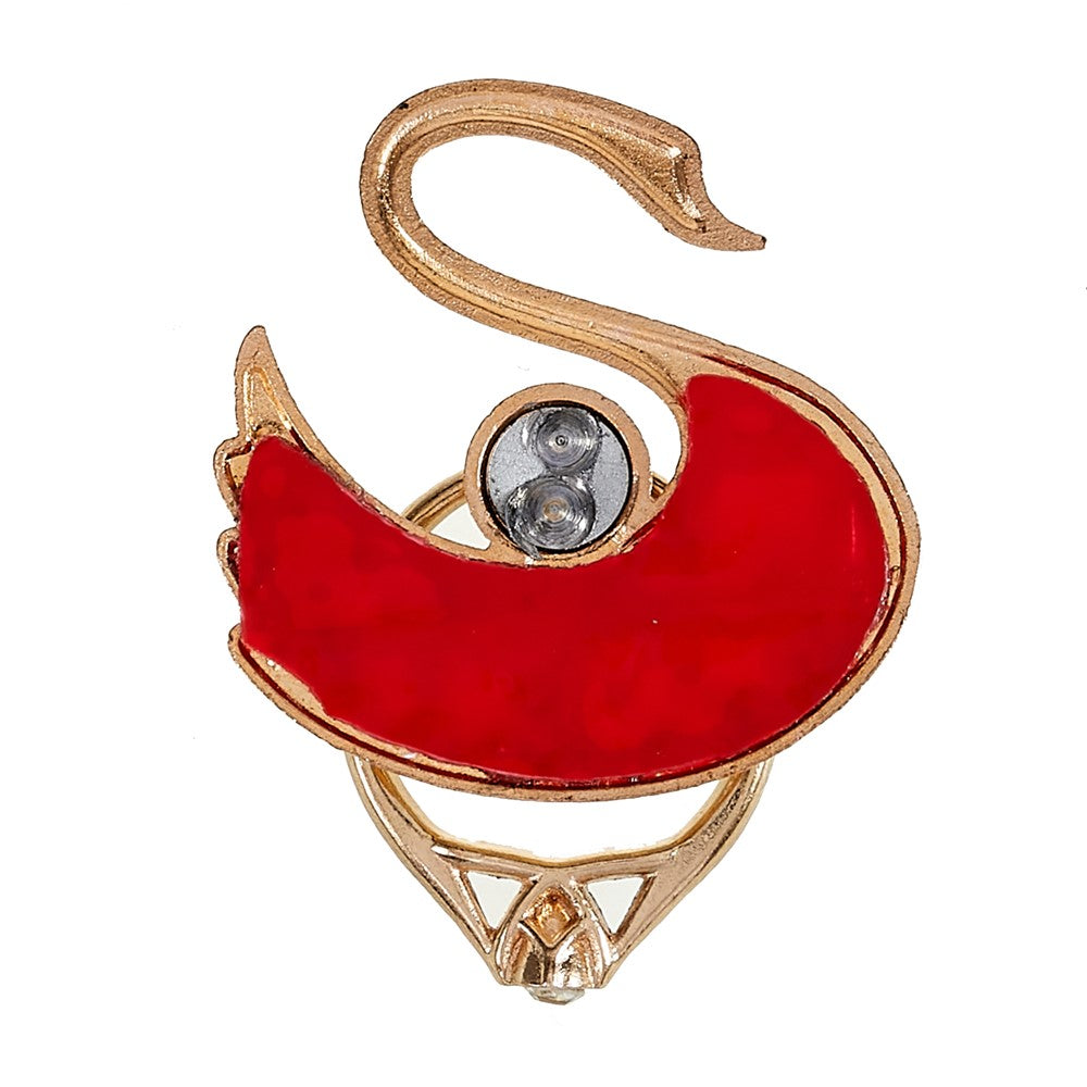 Swan Glitter Bling Phone Ring Holder Phone Ring Grip Rhinestone Stand Finger Kickstand Metal Back Grip