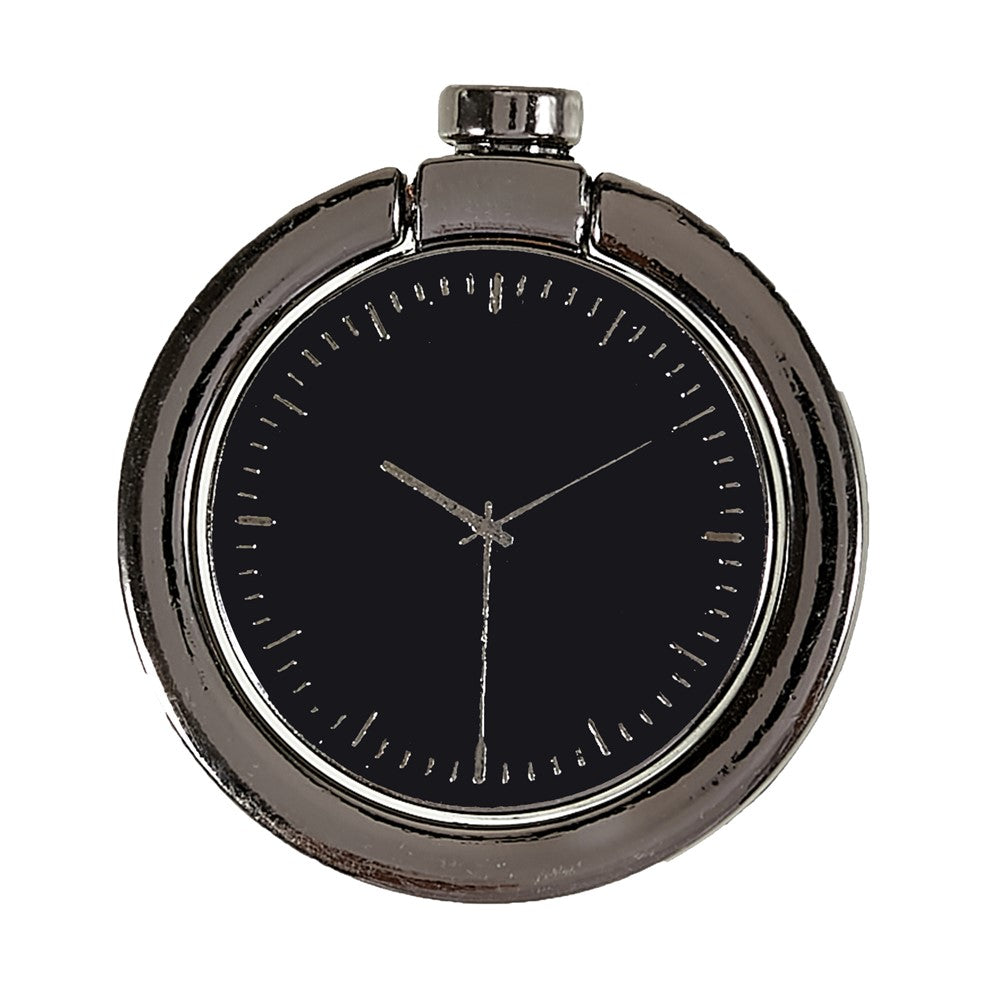 Time Clock Stand Holder Rotation Ring Grip Ring Bracket Phone Ring Holder Compatible with Various Smartphones