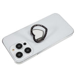 Cell Phone Ring Holder with Mirror Rhinestone Bling Finger Ring Kickstand Phone Grip