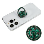 Cell Phone Ring Holder Rhinestone Phone Kickstand Grip Rotation Universal Multi Angle Metal Phone Back Grip