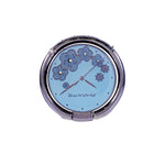 Flower Mobile Phone Ring Kickstand Electroplating Finger Ring Holder Cell Phone Stand Decorated with Rhinestone
