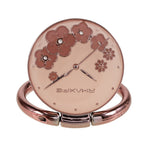 Flower Mobile Phone Ring Kickstand Electroplating Finger Ring Holder Cell Phone Stand Decorated with Rhinestone