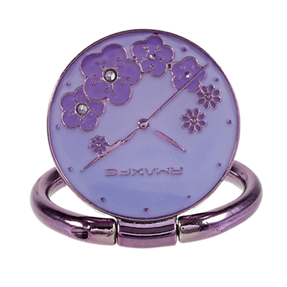 Flower Mobile Phone Ring Kickstand Electroplating Finger Ring Holder Cell Phone Stand Decorated with Rhinestone