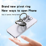 YESIDO C206 Double Ring Zinc Alloy Magnetic Folding Ring Kickstand for Mobile Phone