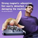 YESIDO C206 Double Ring Zinc Alloy Magnetic Folding Ring Kickstand for Mobile Phone