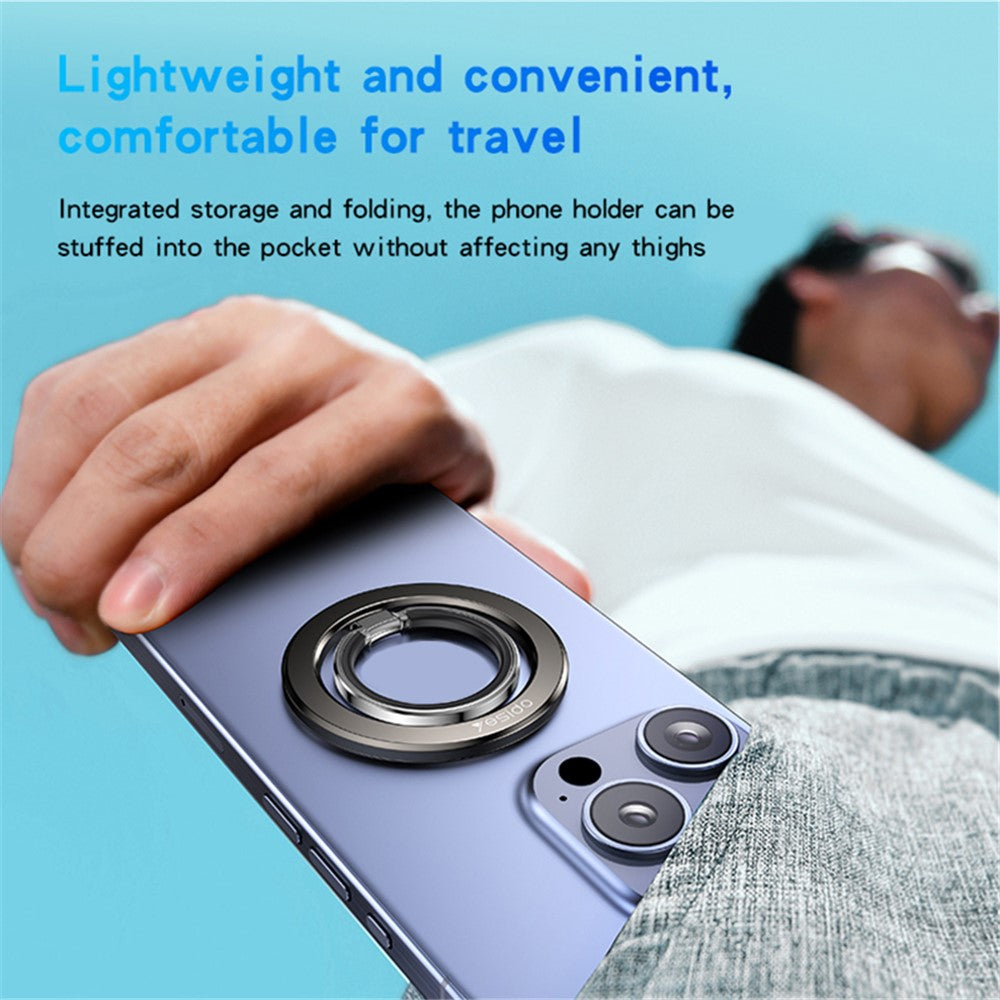 YESIDO C205 Phone Back Double-sided Magnetic Ring Holder Zinc Alloy Kickstand