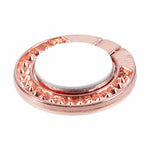 Round Phone Kickstand Adhesive Metal Phone Ring Holder Grip Flower Decoration