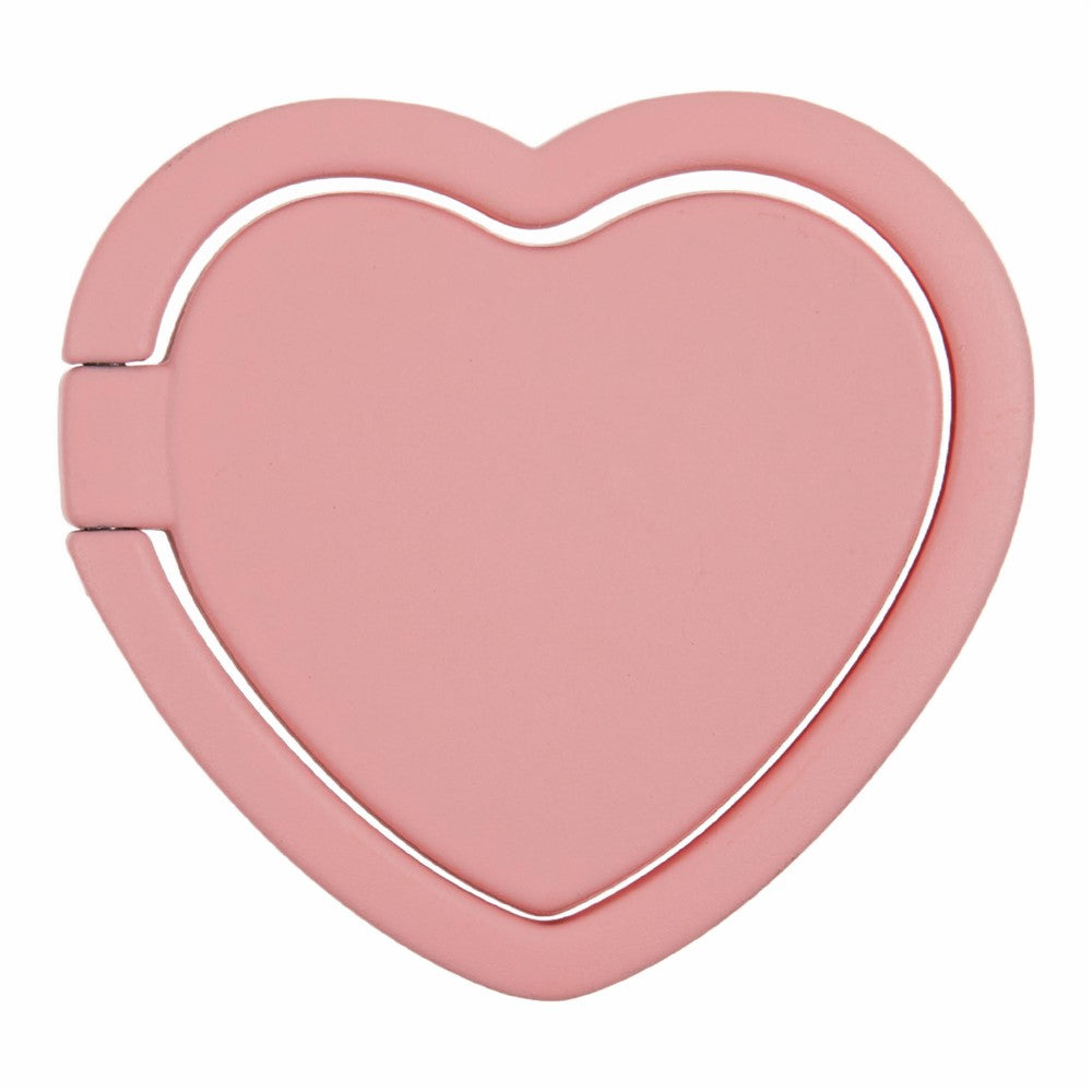 Cell Phone Ring Holder Kickstand Love Heart Shaped Metal Phone Grip