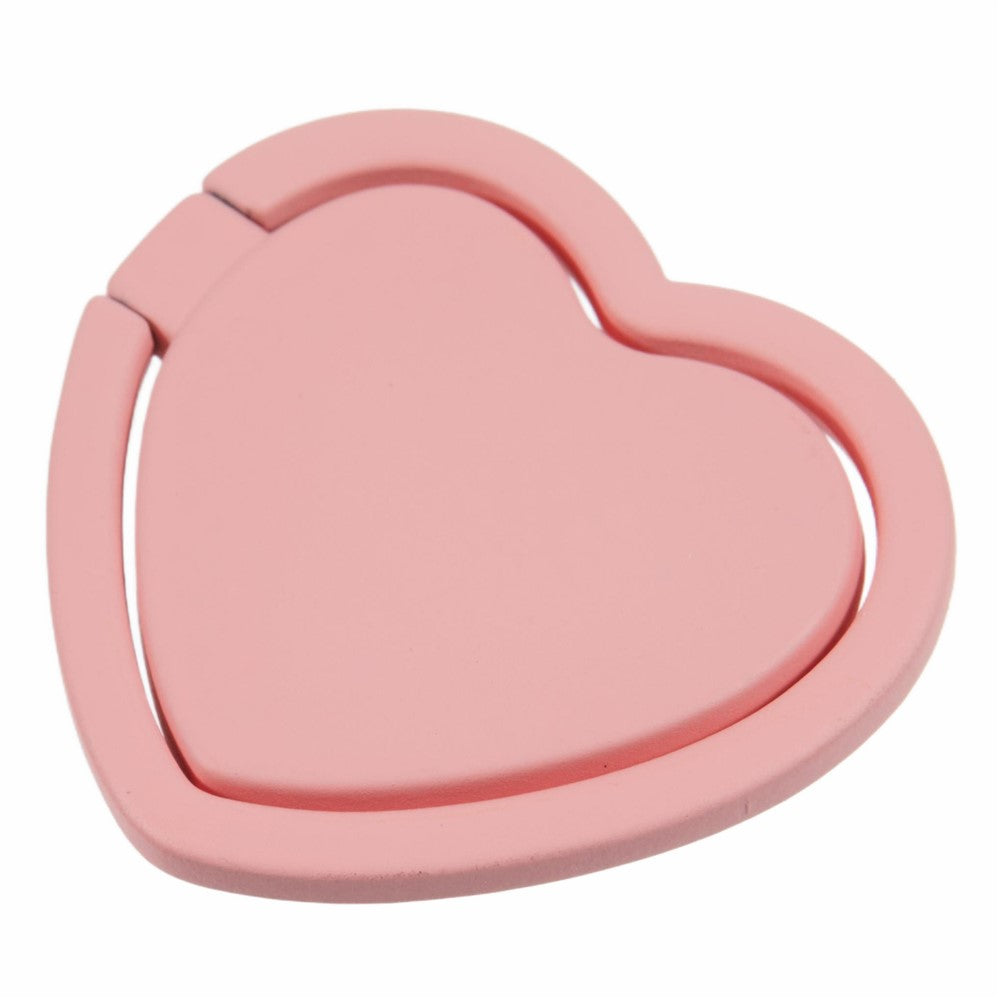 Cell Phone Ring Holder Kickstand Love Heart Shaped Metal Phone Grip