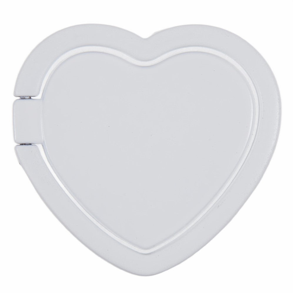 Cell Phone Ring Holder Kickstand Love Heart Shaped Metal Phone Grip