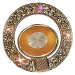 Cell Phone Ring Holder Kickstand Round Metal Rhinestones Finger Grip Loop