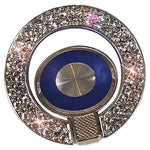 Cell Phone Ring Holder Kickstand Round Metal Rhinestones Finger Grip Loop