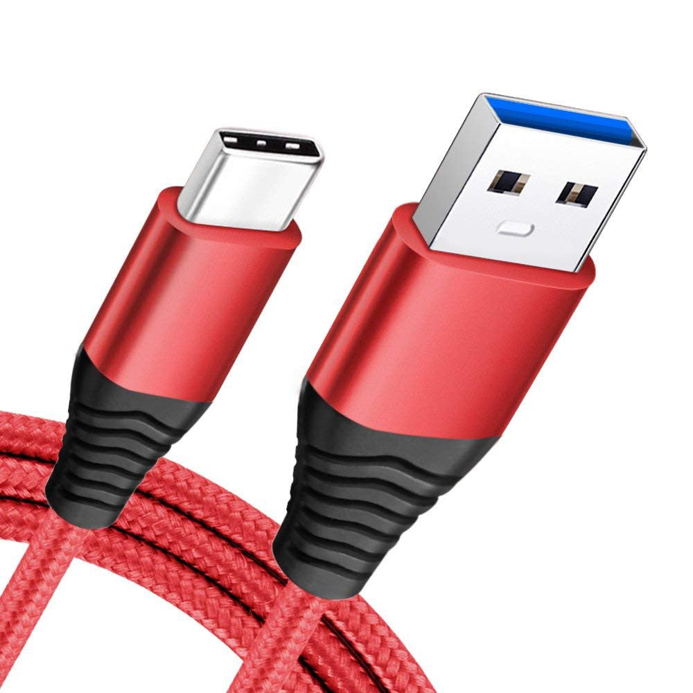Til iPhone 15-serien USB 3.0 til USB-C Hurtigopladende Nylonflet opladningskabel, 1,2 m