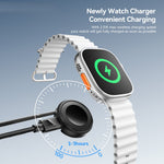 ESSAGER 5 in 1 Charging Cable 2M Fast Charging PD 60W Data Sync 480Mbps Cable for Phone  /  Tablet  /  Watch