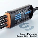 ESSAGER 3 in 1 Charging Cable for Watch  /  Phone  /  Type-C Devices PD 100W Fast Charging Data Cable
