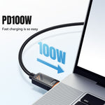 ESSAGER 3 in 1 Charging Cable for Watch  /  Phone  /  Type-C Devices PD 100W Fast Charging Data Cable