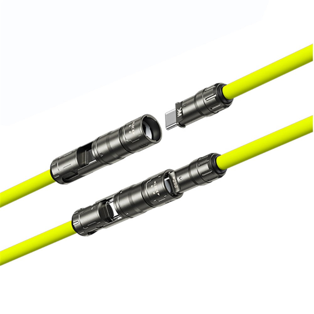 WEKOME WDC-77 3-in-1 Multi Charging Cable 240W Super Fast Charge Silicone Data Cable For USB  /  Type-C  /  iP