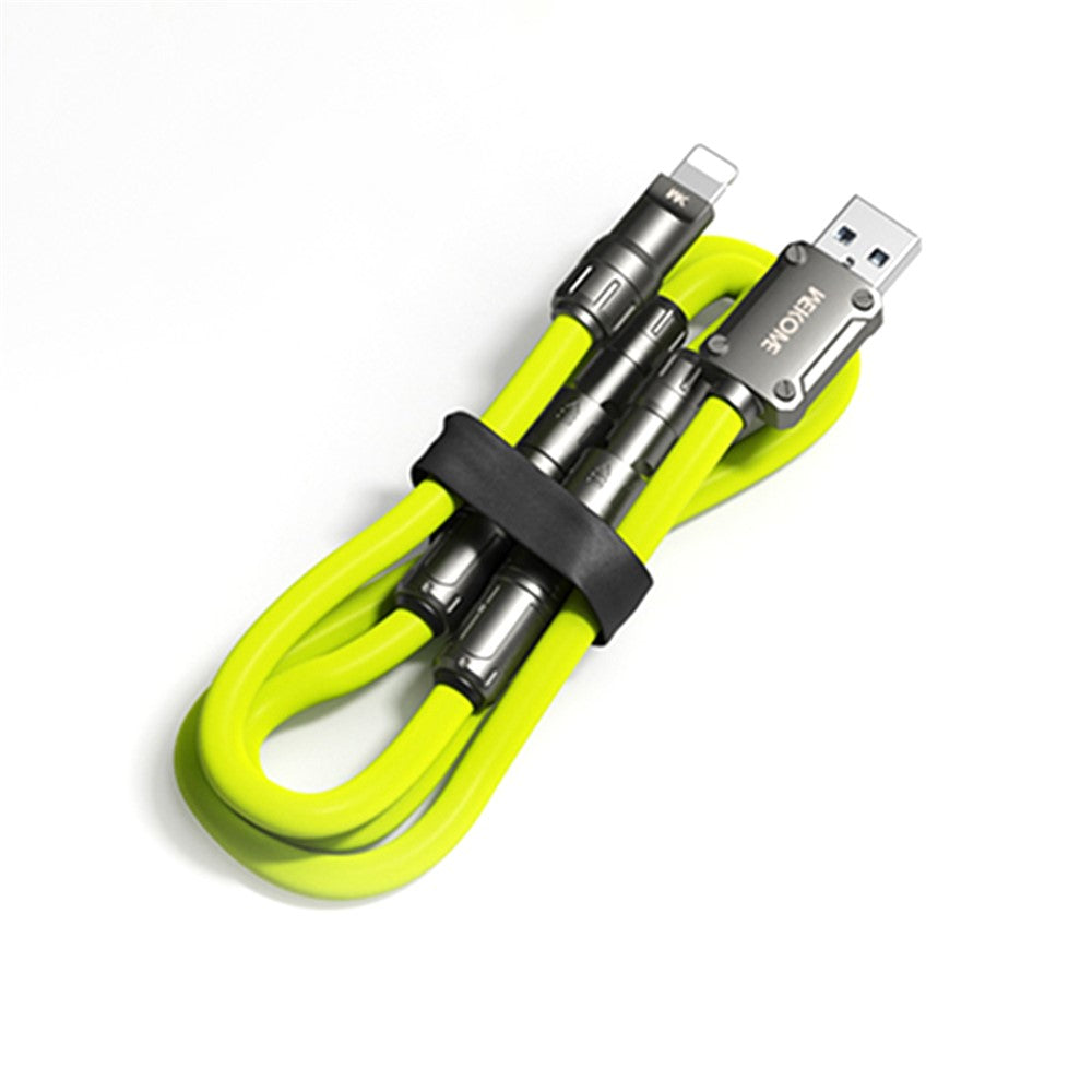 WEKOME WDC-77 3-in-1 Multi Charging Cable 240W Super Fast Charge Silicone Data Cable For USB  /  Type-C  /  iP