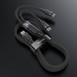 YESIDO CA92 2 in 1 USB C to Dual USB C Splitter Cable PD 100W Fast Charging Braided Wire