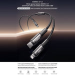 REMAX CB25 100W Dual Port Aluminum Alloy Braided Cable USB-C to USB-C  /  Lightning 1.2M