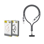 DUDAO L20Max 4-i-1 Hurtigopladningskabel 65W Flettet Nøglesnor til Apple Huawei Type-C / iP Multi-Enhed Oplader