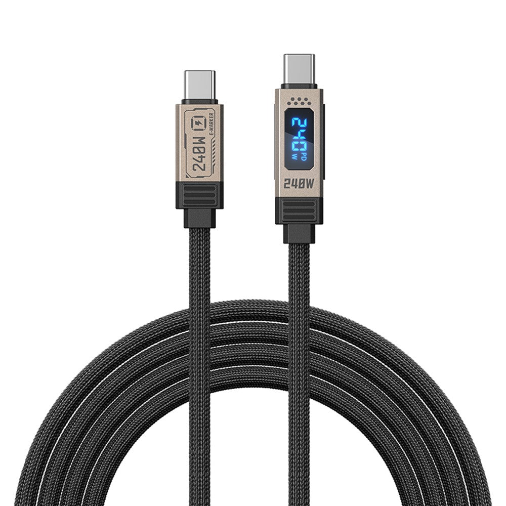WEKOME WDC-49 Ladon 4 Type-C to Type-C Cable 40Gbps Data Transfer 240W High Power Data Cable