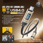 WEKOME WDC-49 Ladon 4 Type-C to Type-C Cable 40Gbps Data Transfer 240W High Power Data Cable