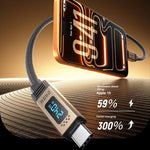 WEKOME WDC-49 Ladon 4 Type-C to Type-C Cable 40Gbps Data Transfer 240W High Power Data Cable