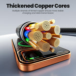 TOOCKI X118C2 1,2 m USB-A / USB-C til USB-C / iP 480 Mbps datakabel PD 100 W hurtigopladningskabel med E-Marker-chip til bærbar computer/telefon