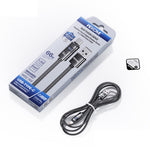 WEKOME WDC-103 1.2m 66W USB A to Type-C Cable with Digital Display 480Mbps Data Transfer Cable with Smart Chip Protection