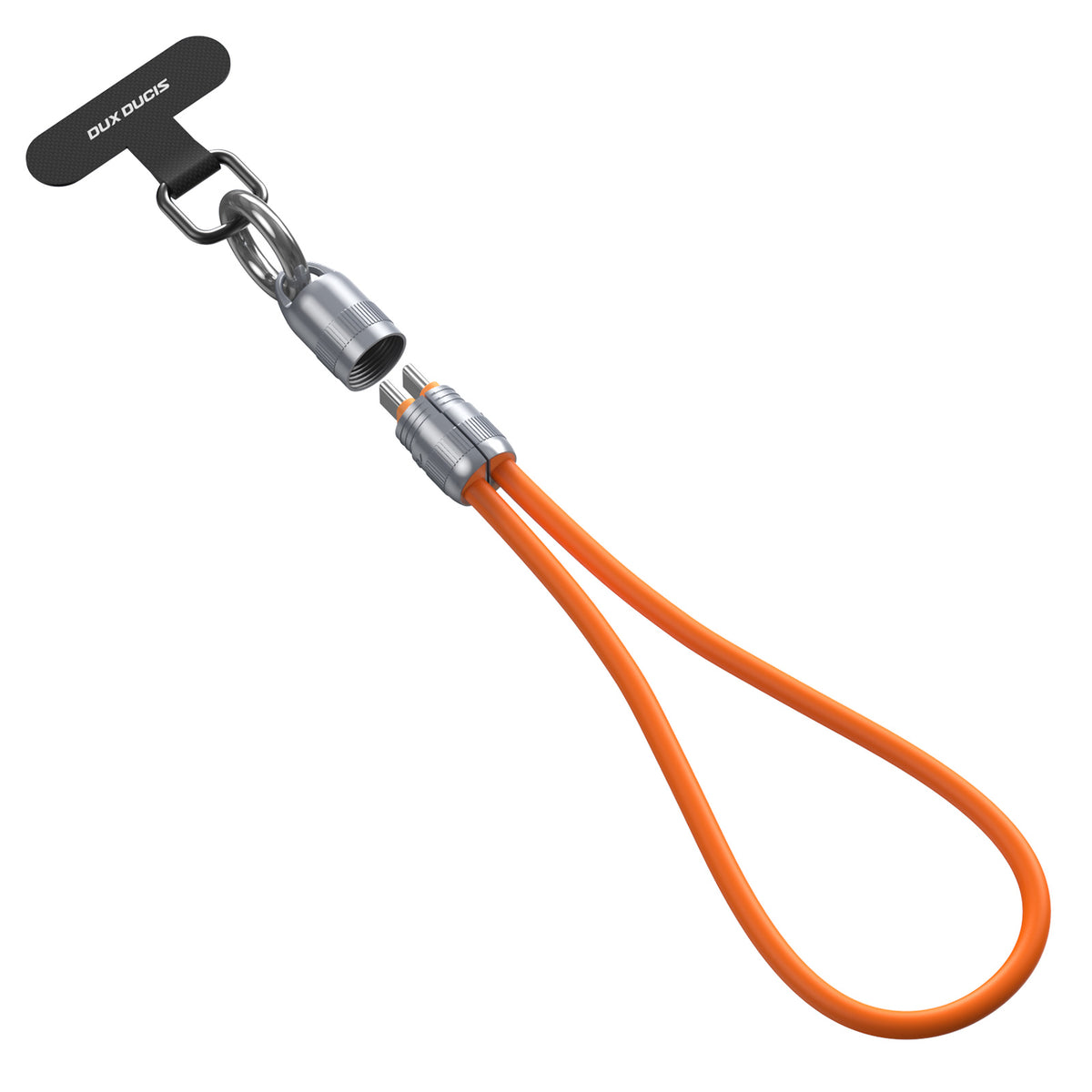 DUX DUCIS 60W Type-C To Type-C 30cm  LCBA Series 60W Type-C To Type-C 30cm Zinc Alloy Silicone Lanyard Cable