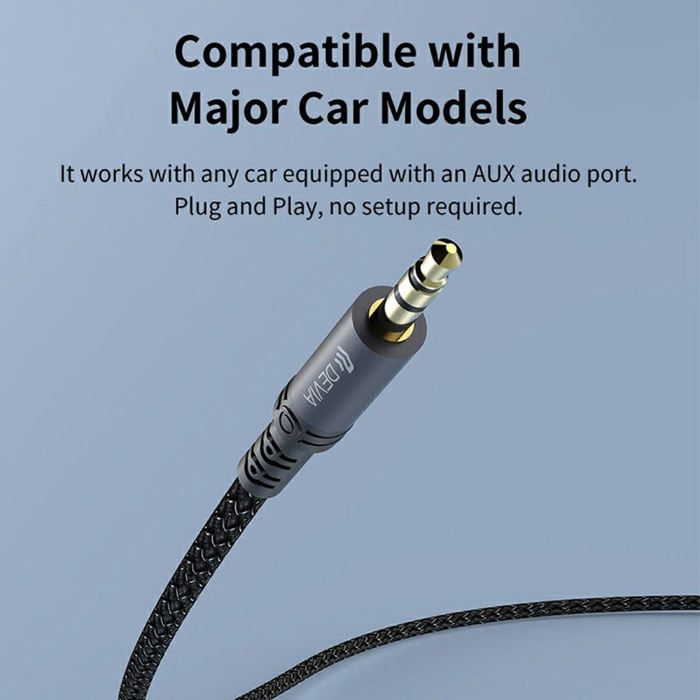 DEVIA EC620 1m Ipure Series Type-C to 3.5mm Audio Cable Braided Nylon Audio Cable
