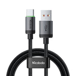MCDODO CA-3961 3m USB-A to USB-C Cable with Charging Light, 3A Fast Charging Data Transfer Cord