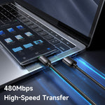 MCDODO CA-3961 3m USB-A to USB-C Cable with Charging Light, 3A Fast Charging Data Transfer Cord