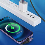 2m 2 in 1 USB-C to USB-C + Lightning Cable PD 65W + PD 27W Fast Charging Data Cord