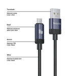 YESIDO CA204M 1m USB A til Micro USB Kabel 18W Hurtigopladende Flettet Datakabel til Samsung / Xiaomi / Motorola