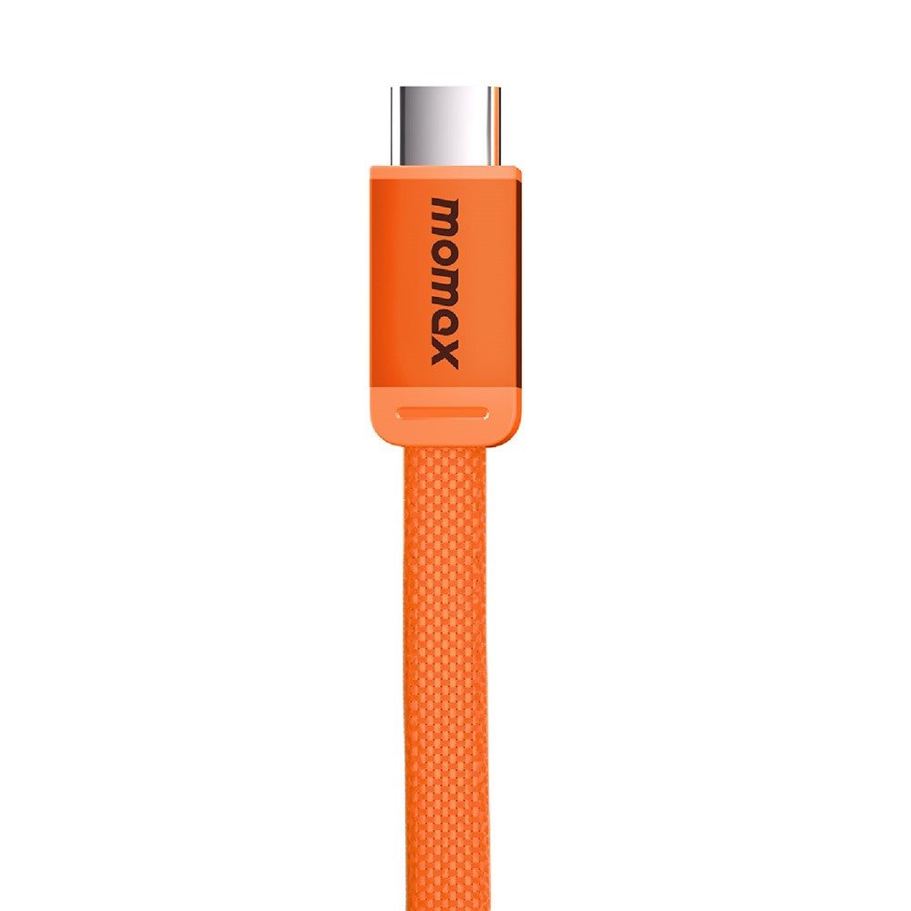 MOMAX DC88 1m 100W USB-C til USB-C Magnetisk Flettet Kabel Fladt Lade- og Datakabel til MacBook iPhone Huawei iPad Samsung
