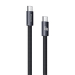 YESIDO CA206 1.2m USB-C to USB-C Cable PD 60W Fast Charging Braided Flat Data Cable