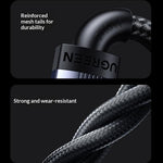 UGREEN L532 65907 1m USB-C to USB-C Cable PD 3.1 240W Fast Charging Nylon Braided Data Cable