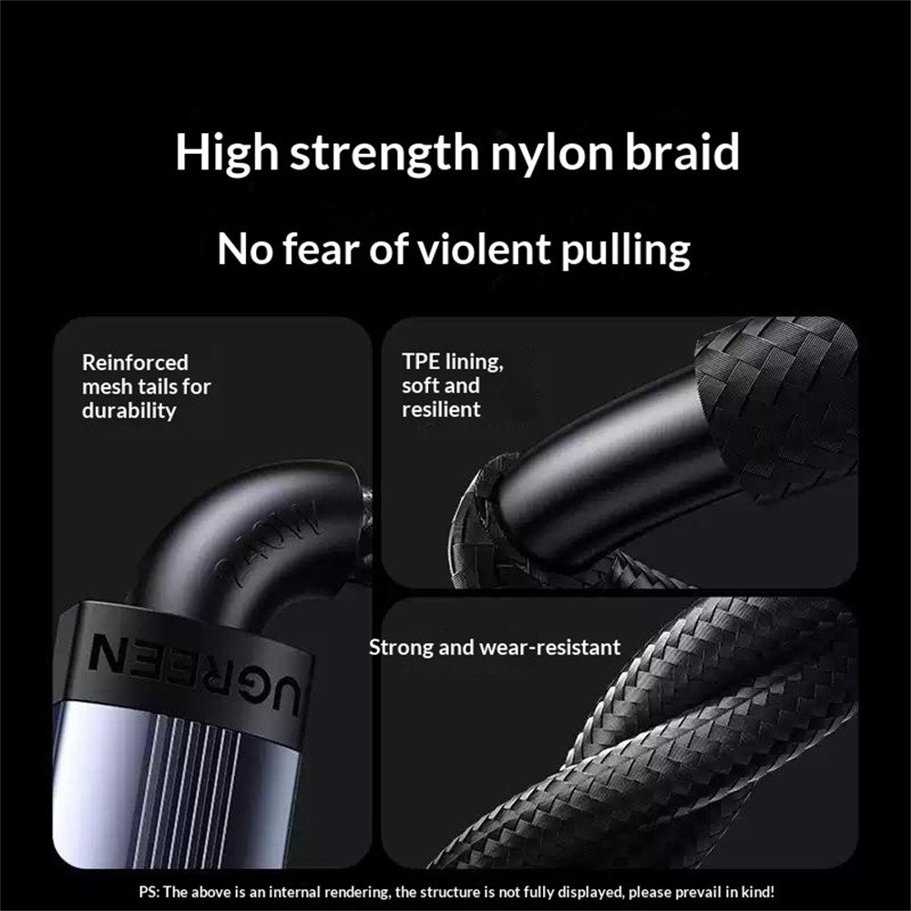 UGREEN L532 65907 1m USB-C to USB-C Cable PD 3.1 240W Fast Charging Nylon Braided Data Cable