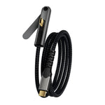 2m USB-C 3.2 Cable with Foldable Stand 4K / 60Hz 20Gbps Data Transfer PD 100W Fast Charging Wire for Phone Tablet