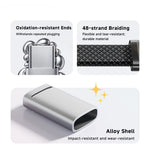 ESSAGER ES-X85 1m USB-C to USB-C Cable 100W PD Fast Charging 480Mbps Transfer Data Cable