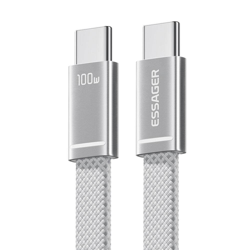 ESSAGER ES-X85 1m USB-C to USB-C Cable 100W PD Fast Charging 480Mbps Transfer Data Cable