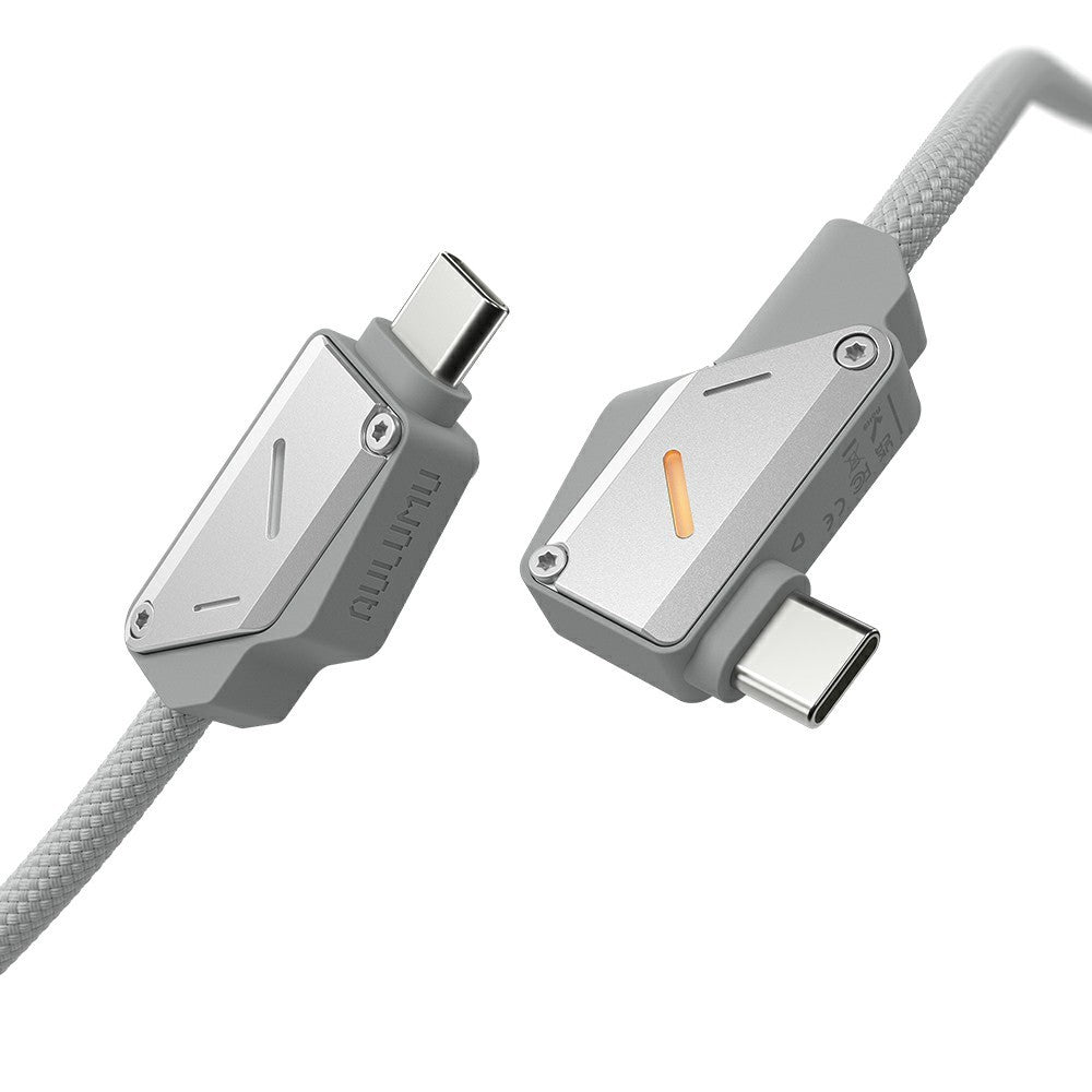 AULUMU M07 1.2m 240W USB-C to USB-C Cable Fast Charging Cord Aluminum Alloy Construction